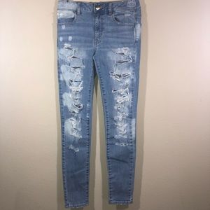 American eagle super stretch high rise jeggings!